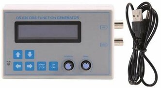 Портативный DDS Генератор Электрических Сигналов разной формы QS-025 постоянный ток 9 В, 1 гц-65534 Гц LCD Display