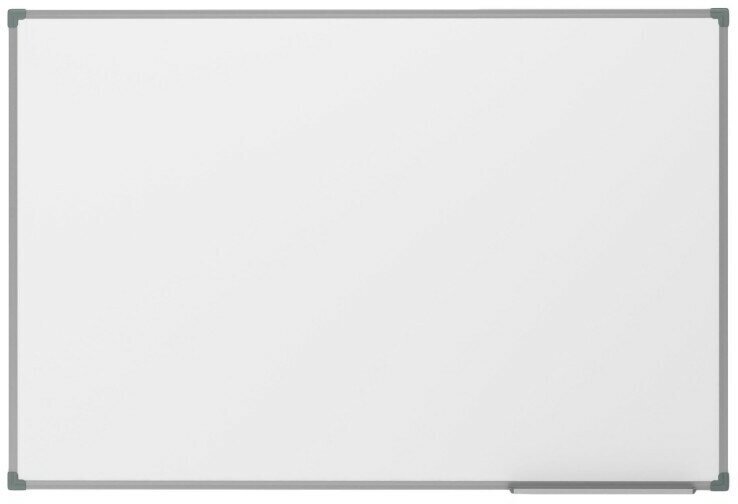 Доска магнитно-маркерная 100х180 см, BoardSYS, белая, настенная с полочкой