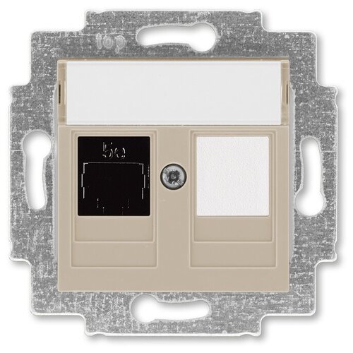 Розетка для интернета / телефона ABB 2CHH295117A6018 Levit