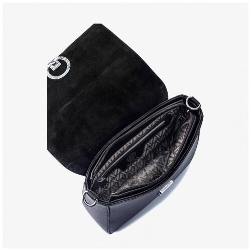 фото Сумка женская афина 536 синяя флотер afina