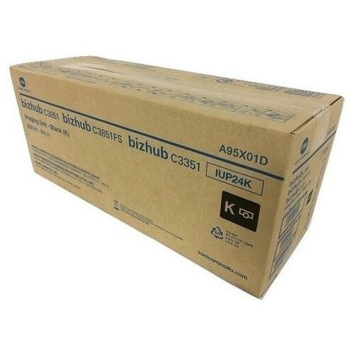 Блок барабана Konica-Minolta bizhub C3351/C3851 черный IUP-24K узел проявки konica minolta блок проявки konica minolta bizhub c3351 черный iup 24k ресурс 60k