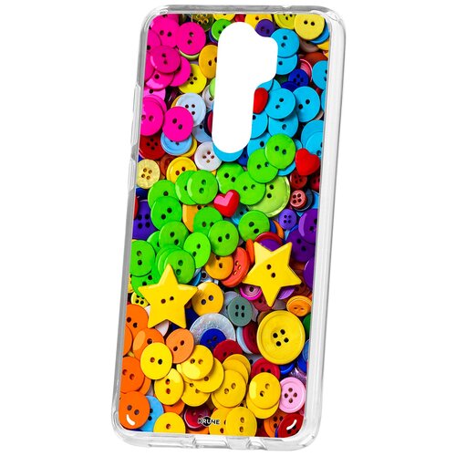 фото Чехол на xiaomi redmi note 8 pro kruche print пуговки кruче