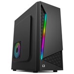 Корпус Accord ACC-CL295RGB черный без БП ATX 4x120mm 2xUSB2.0 1xUSB3.0 audio - изображение