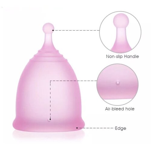 Многоразовая безопасная менструальная эко чаша размер L
