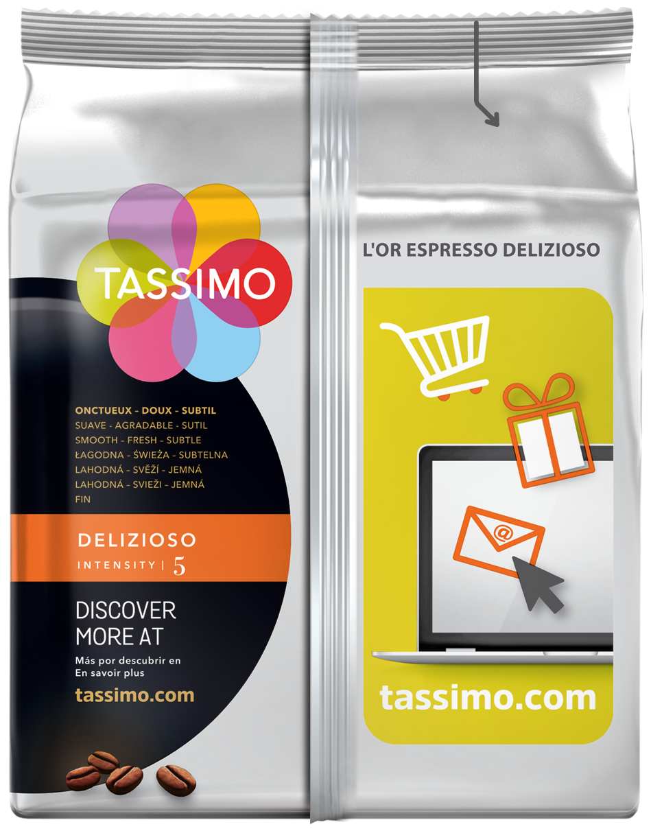 Кофе в капсулах Tassimo L'or Espresso Delizioso, 16 порций - фотография № 3