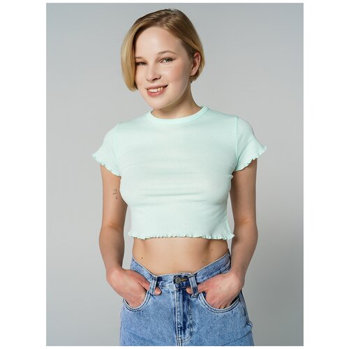 фото Футболка с кор.рукавом твое 80798 размер xs, светло-зеленый, women