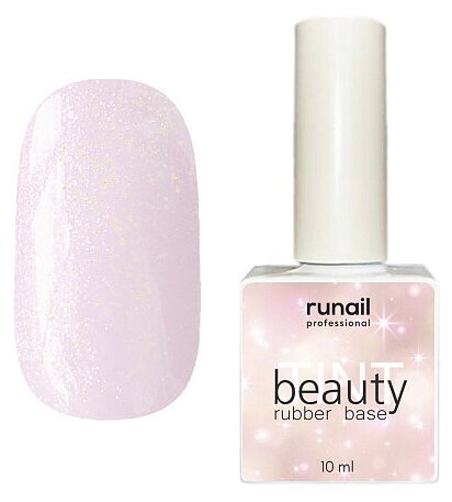 Каучуковая цветная база beautyTINT, 10 мл (shimmer) №6839 Runail Professional