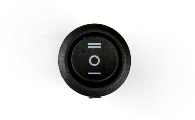 Кнопка - выключатель, трехпозиционный, без подсветки - фотография № 2