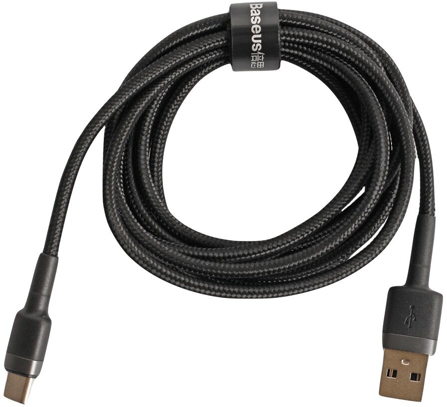 Кабель Baseus USB/USB-C 2m CATKLF-C91 (Red/Black) - фото №16