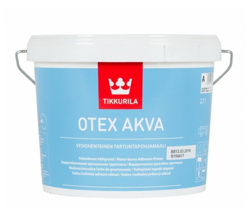  Tikkurila Otex Akva, 0.9 л, белый —  в интернет .