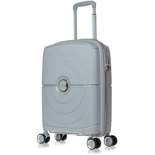 фото Чемодан l'case, 43 л, размер s, серебряный