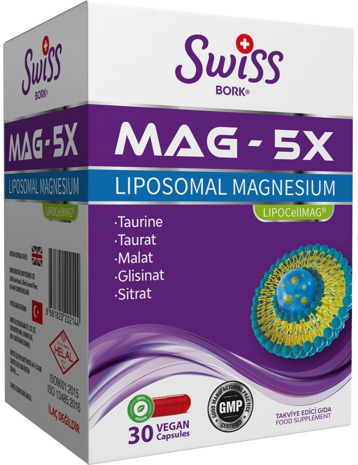 Липосомальный магний Mag 5X Liposomal Magnesium