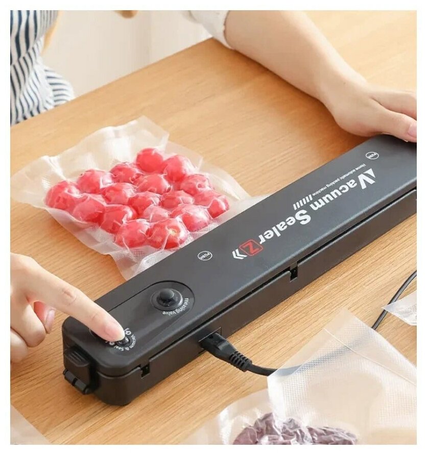 Вакуумный упаковщик / Vacuum Sealer / Запайщик пакетов / Вакууматор для герметизации / Упаковщик