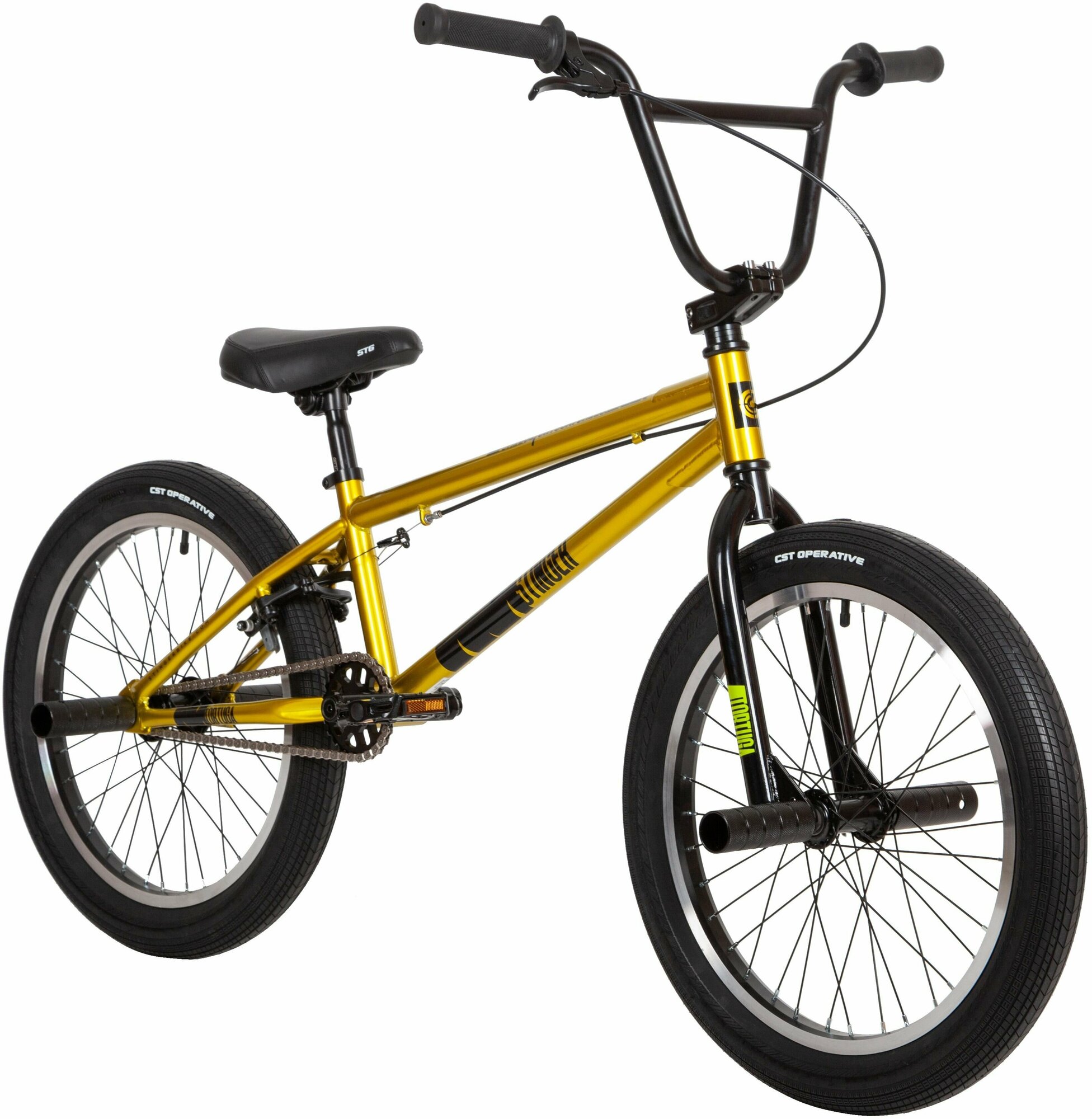 Велосипед BMX STINGER 20" TORTUGA зеленый сталь размер 10"