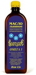 Компас Здоровья Масло льняное «Вологодское», 500 мл, Компас Здоровья