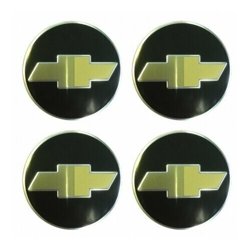 Наклейки на колесные диски Шевроле / Наклейки на колесо / Наклейка на колпак / Chevrolet D-45 mm