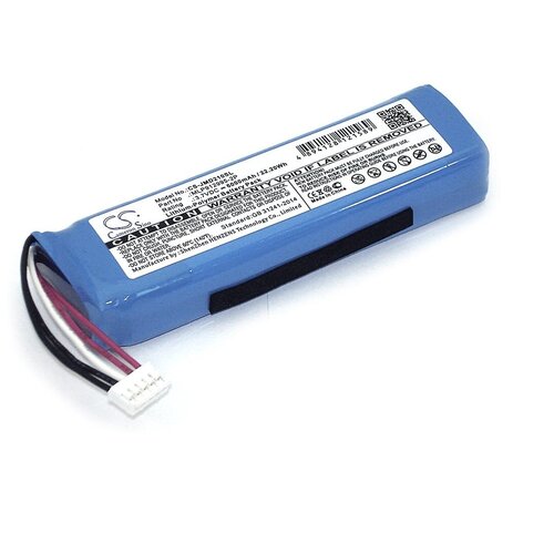 Аккумулятор для портативной акустики JBL MLP912995-2P Charge 2+ 3,7V 6000mAh код 007.01247 аккумуляторная батарея pitatel seb ac001 для акустики jbl charge 2 mlp912995 2p