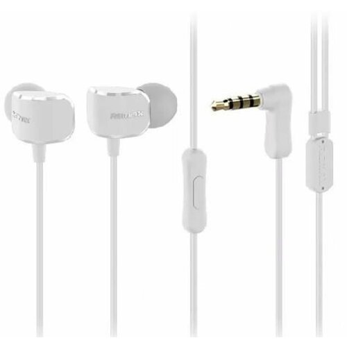 Наушники Remax RM-502 белые с микрофоном 66200₽