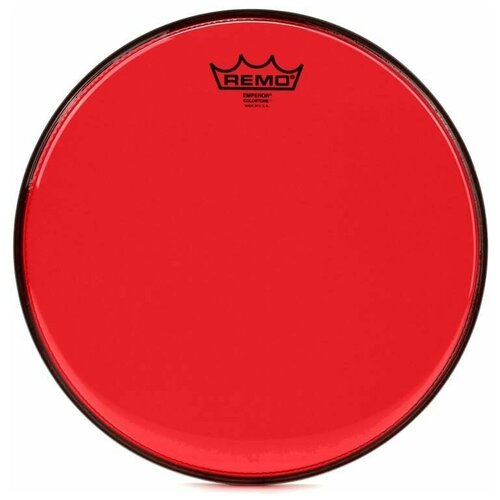 REMO BE-0312-CT-RD Emperor Colortone Red Drumhead 12 цветной двухслойный прозрачный пластик кра пластик для барабана 12 emperor colortone remo be 0312 ct og