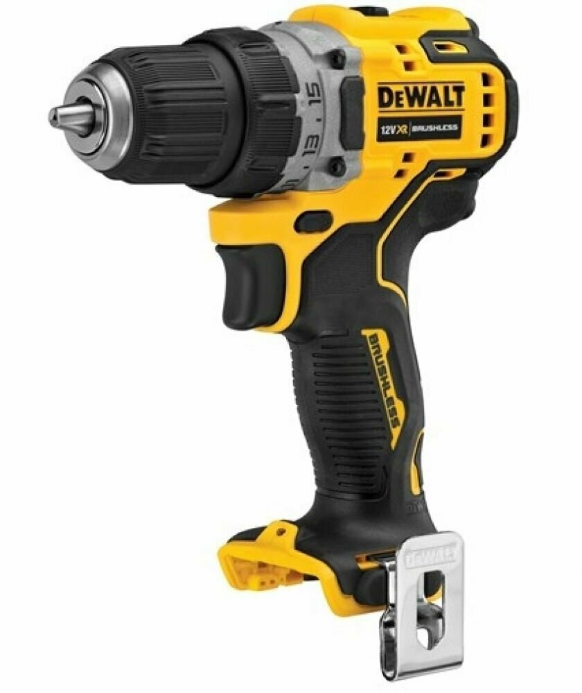 Аккумуляторная безударная бесщеточная дрель-шуруповерт DEWALT DCD701N, 10.8 В без АКБ и ЗУ