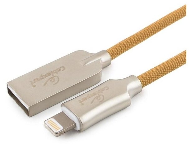 Кабель Cablexpert USB 2,0-Lightning MFI, М/М, 1 м, золотистый (CC-P-APUSB02Gd-1M)