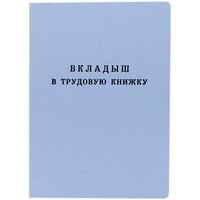 Бланк «Вкладыш в трудовую книжку», 070622