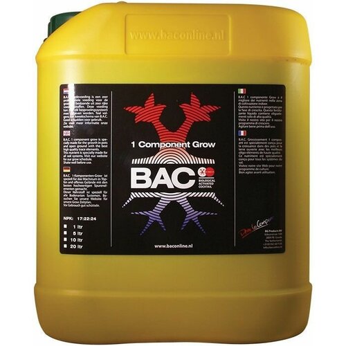 Минеральное удобрение для земли B.A.C. 1 Component Grow
