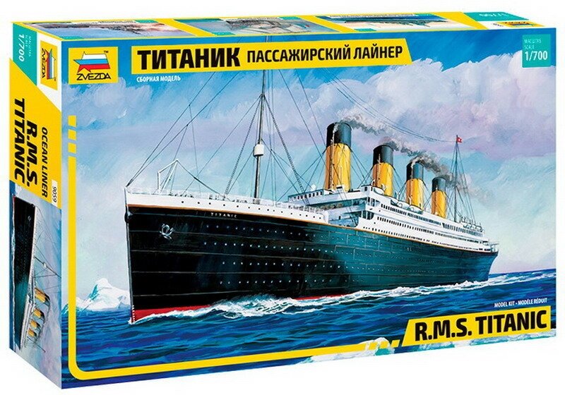Сборная модель ZVEZDA. Пассажирский лайнер Титаник