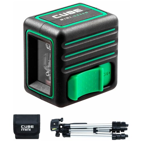 Лазерный уровень ADA instruments CUBE MINI GREEN Professional Edition (А00529) со штативом лазерный уровень ada instruments cube 2 360 green professional edition а00534 со штативом