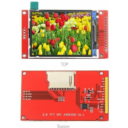 Сенсорный TFT дисплей 2.8