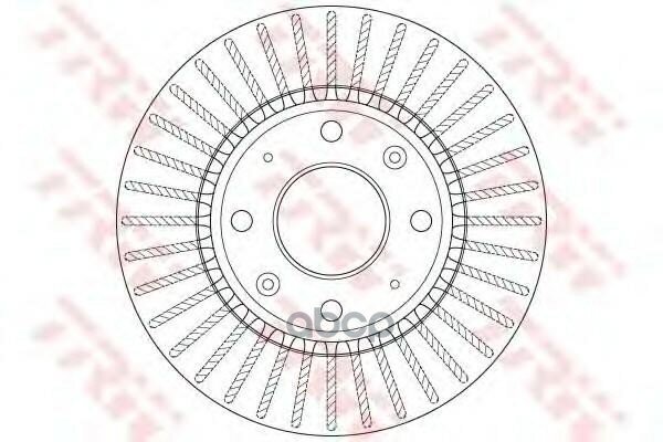 Диск Тормозной Kia: Cerato 04-, Cerato 04- TRW арт. DF6229