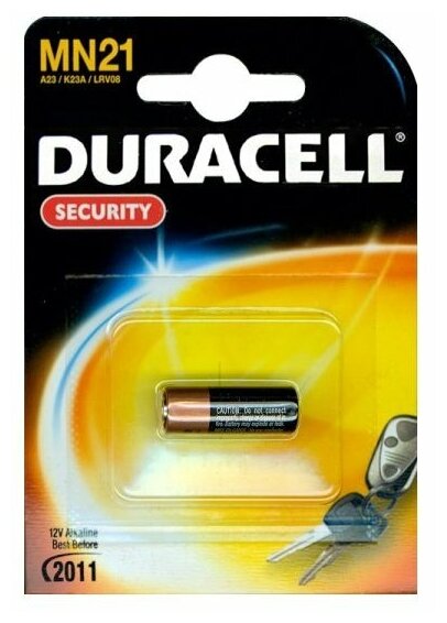 Батарейка A23 - Duracell MN21 BL1 (1 штука)