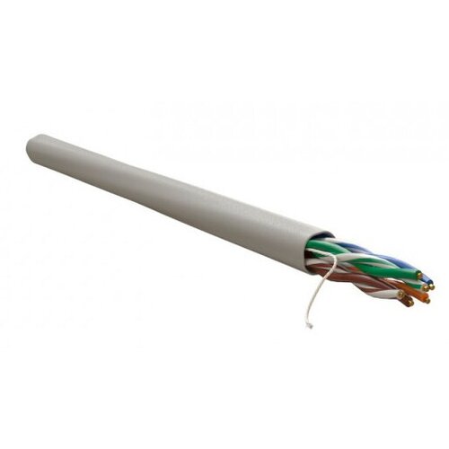 Кабель информационный WRline WR-UTP-4P-C5E-PVC-GY кат.5E U/UTP 4X2X24AWG PVC внутренний 305м серый