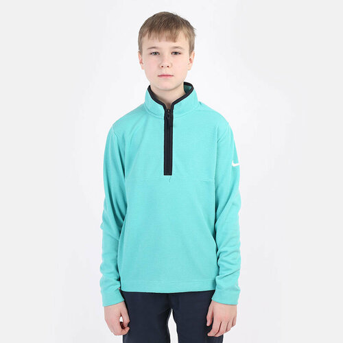 фото Толстовка nike dri-fit victory older kids half-zip golf top, размер m, голубой