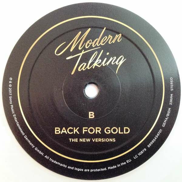 Компакт-Диски, Sony Music, MODERN TALKING - Back For Gold – The New Versions (CD) Медиа - фото №3