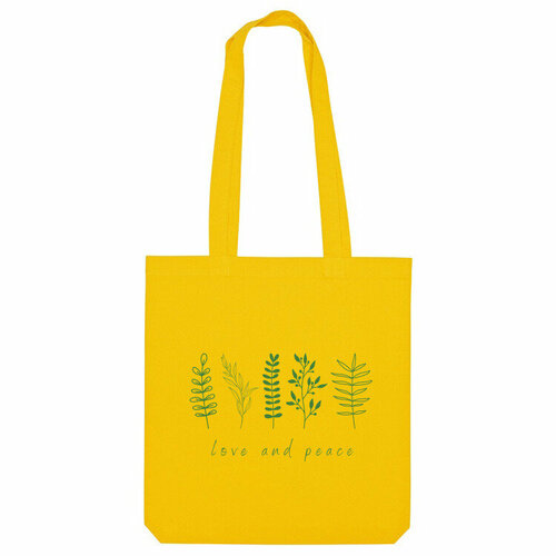 фото Сумка шоппер us basic, желтый