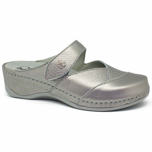 Сабо MUBB, размер 255, серебряный