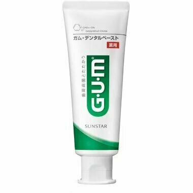 SUNSTAR GUM Dental Paste Японская зубная паста для защиты зубов и десен (со вкусом мяты и трав), 120 гр.