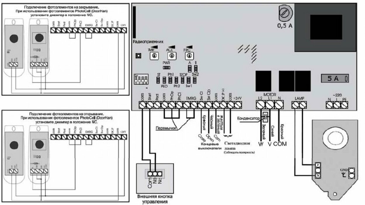 Плата управления PCB-SL для приводов DoorHan Sliding Barrier