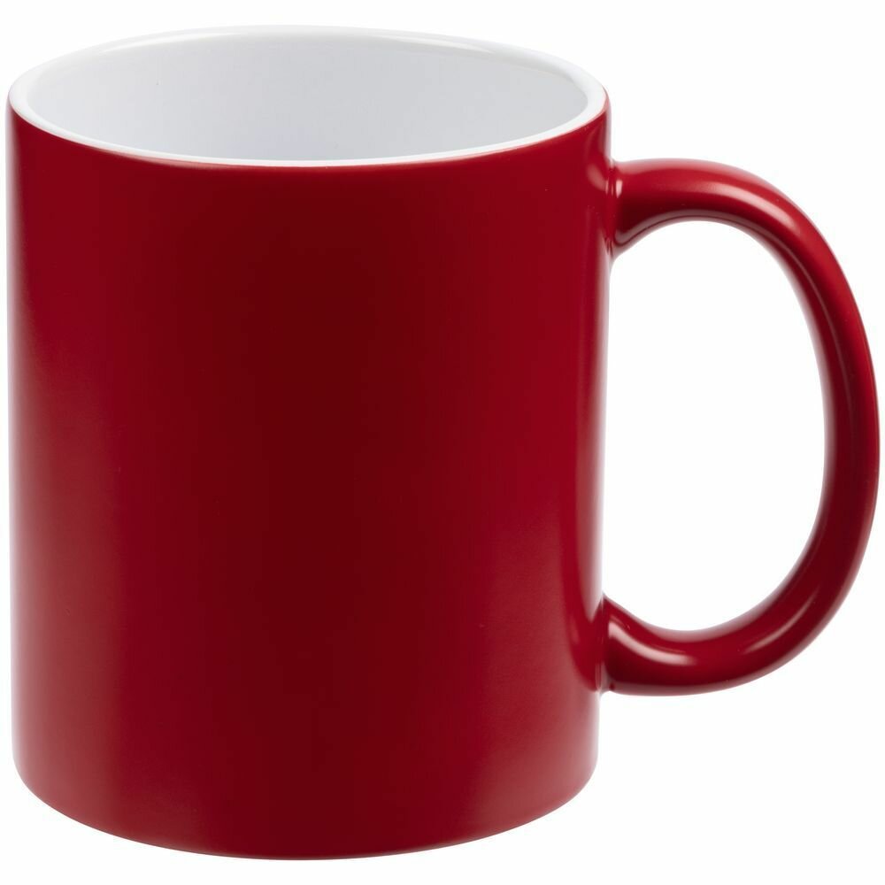 фото Кружка чашка для чая кофе Хамелеон, глянцевая, красная