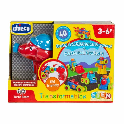 chicco игрушка конструктор transformablox chicco 00010003000000 Chicco Игрушка-конструктор Transformablox Chicco 00010003000000