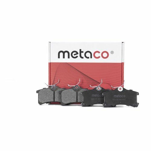 Колодки тормозные задние дисковые к-кт METACO 3010186