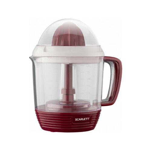 Соковыжималка цитрусовая Scarlett SC-JE50C08 25Вт рез сок1200мл красныйбелый 299500₽