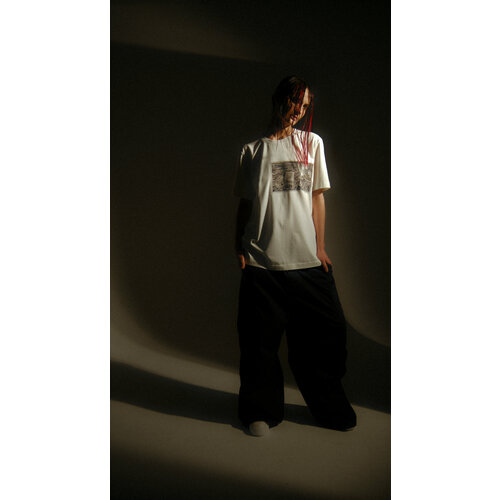 Футболка Адиантум el C/A Изделие #03, размер L, белый