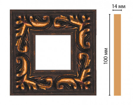 Вставка Цветная Decomaster 157-2-966 В100хШ100хД14 мм / Декомастер.