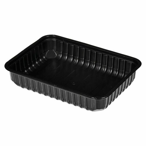 Контейнер пищевой 500 мл черный (без крышки), одноразовый, серия 179, 1000 штук