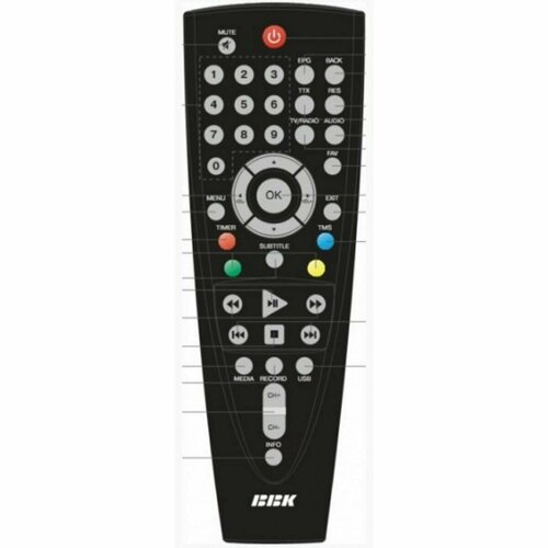 пульт pduspb rc stb100 rc stb103 rc smp712 для bbk dvb t2 ресивера Пульт для Bbk RC-STB100