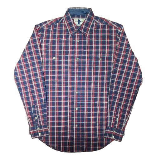 фото Рубашка west rider, размер 54, синий, красный