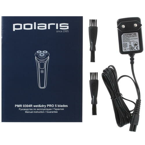 Электрическая бритва Polaris PMR 0304R wet-dry PRO 5
blades - фото №10