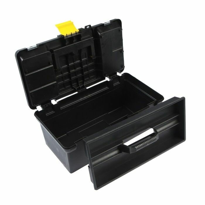 Ящик для инструмента, 16", 390 х 200 х 170 мм, пластиковый, лоток, два органайзера - фотография № 5